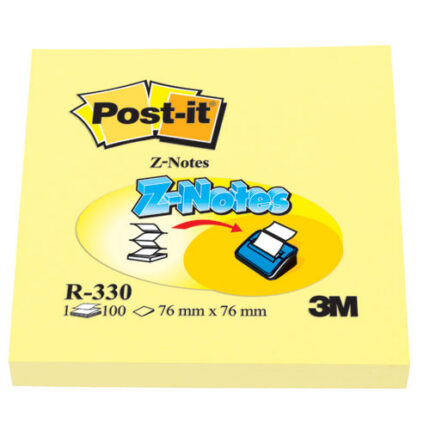 3M POST-IT Z NOTES 76X76mm YLW