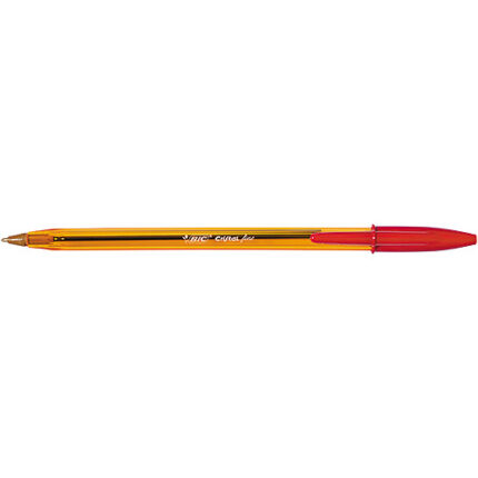 CRISTAL BP PENS FINE-RED