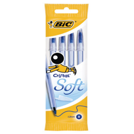 BIC CRISTAL SOFT 1.6mm BL4-BLE