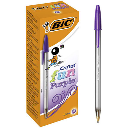 BIC CRISTAL 1.6 mm FUN PURPLE