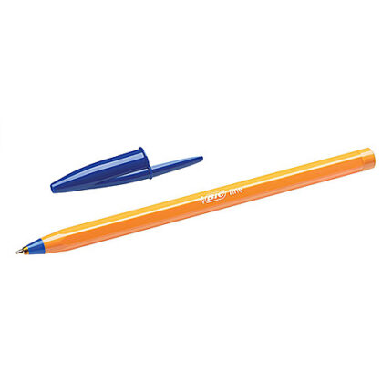 ORANGE BP PENS FINE-BLU