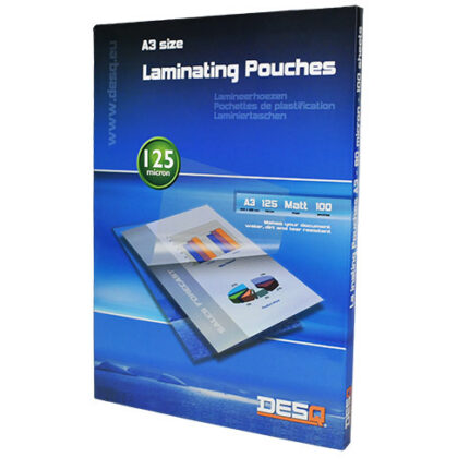 DESQ LAMINATING POUCHES A3,125my,P100-MATT