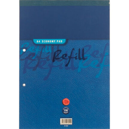 H/B REFIL PADS A4, 150 SHEETS-WHT