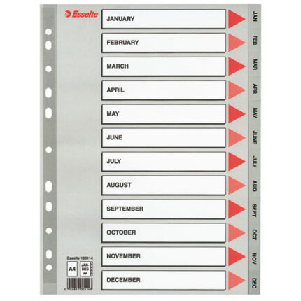 PLASTIC INDICES A4, JAN-DEC-GRY