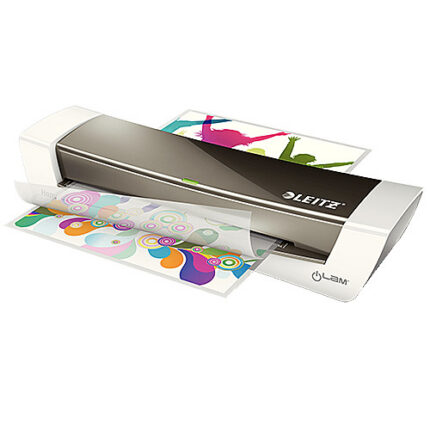 LEITZ I-LAM HOME OFFICE A4 WHT/GRY