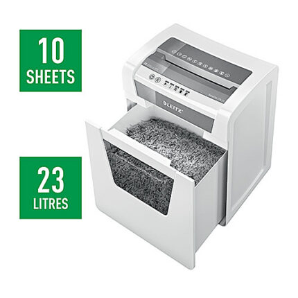 LEITZ IQ CC SHREDDER 2X15MM, P.5, C:10S-WHT