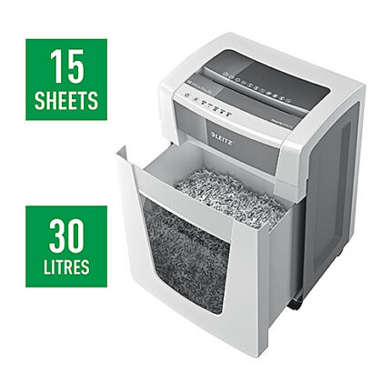 LEITZ IQ CC SHREDDER 2X15MM, P.5, C:15S-WHT