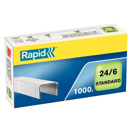 STANDARD STAPLES 24/6, P1000-SLV