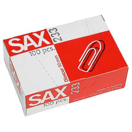 PAPER CLIPS 30mm, P100-SLV