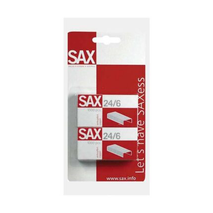 SAX STAPLES 24/6 X2 BCD-SLV