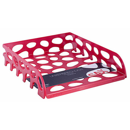 SAX VORONOI LETTER TRAY A4-RED