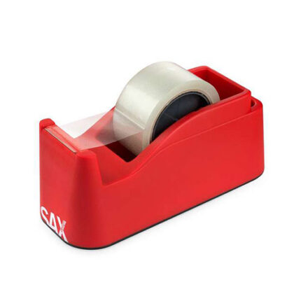 SAX TAPE DISPENSER FOR 2X25mm/1X50mm-RED
