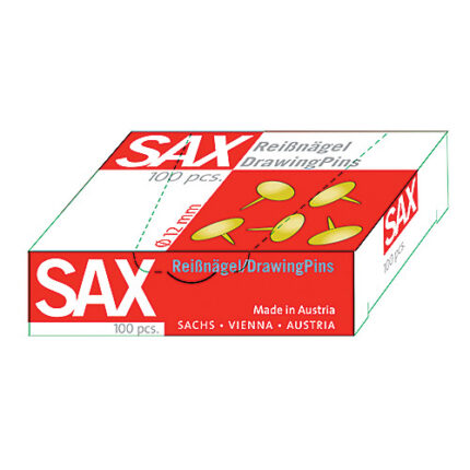 SAX DRAWING PINS P.100-BRS