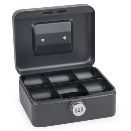 SAX CASH BOX SAFETY COMBINATION 20X16X9CM-BLK