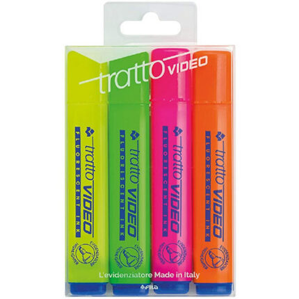 TRATTO VIDEO HIGHLIGHTER-BL/4-ASS