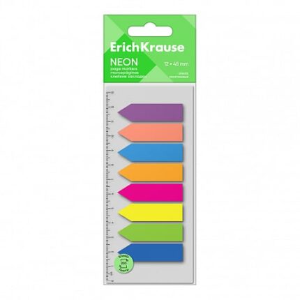 ERICHKRAUSE INDEX ARROWS ‘NEON’ 12×45 mm (200 sheets/8 colors) 61559
