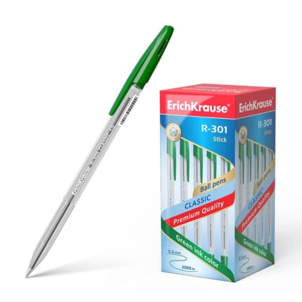 ERICHKRAUSE BALLPOINT PEN R-301 CLASSIC STICK 1.0 GREEN 43187