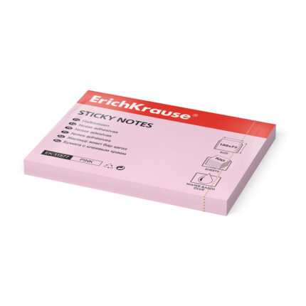 ERICHKRAUSE STICKY NOTES 100×75 mm (100 sheets/PINK) 61715
