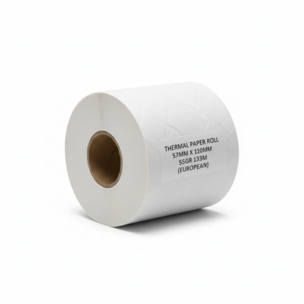 THERMAL PAPER ROLL 57MM X 110MM 55GR 133M(EUROPEAN)