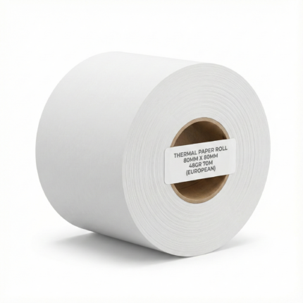 THERMAL PAPER ROLL 80MM X 80MM 48GR 70M (EUROPEAN)