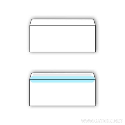 TTO WHITE ENVELOPES 110X230 404134 (UTILITY BILL SIZE) 50PCS