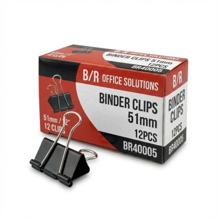 B/R BINDER CLIPS 51MM(12PCS) BR40005