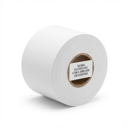 THERMAL VISA PAPER ROLL 57MM X 38MM 48GR 15M (EUROPEAN)