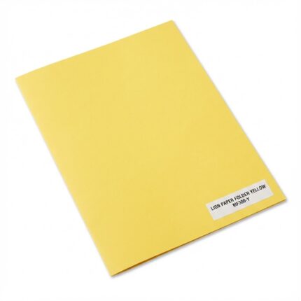 LION PAPER FOLDER YELLOW MF300-Y